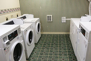 Laundry room at Genesee Tower
